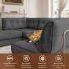 product-fancy-a7b452b0-9898-4374-9d53-b6019587b0a7 Cloud-Like Chenille Sofa, 300Cm/118.1" Long, 174Cm/68.5" Wide, 84Cm/33" High, 1400Lbs Load Capacity, Ultra Soft & Durable, Pet Friendly, Easy Clean, with Side Storage Pocket & Easy Pull Handle Luxury Lounge Couch for Living Room
