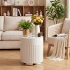 [2-in-1 Umbrella Stand] 14.6in Patio Umbrella Base Side Table, 2-in-1 Outdoor Umbrella Stand with Tabletop - Heavy Duty Umbrella Holder And Accent Table for Garden, Deck, Poolside, Beach