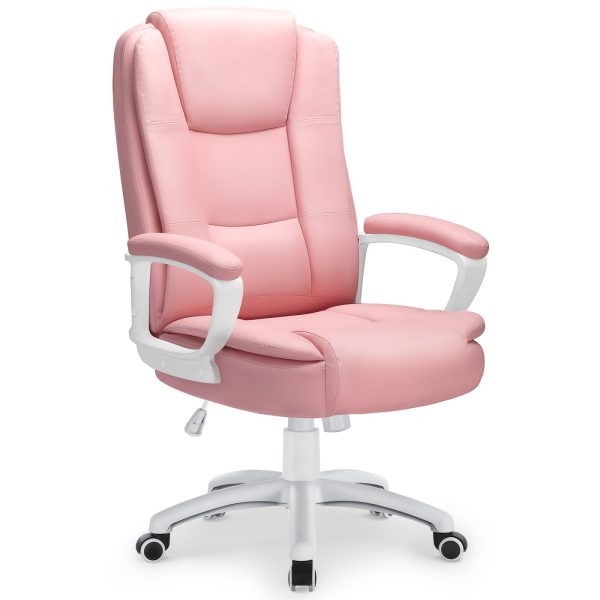 product-fancy-a84492ba-5475-406d-acd6-9f58cde8ccc2 Home Office Desk Chair, 400LBS Big And Tall Computer Executive Chair, Ergonomic PU Leather Chairs with High Back Cushion, Adjustable Armrest &Lumbar Back Support, for Long Time Sitting