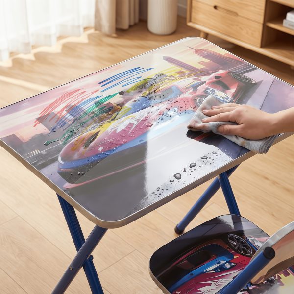 product-fancy-a86ce76e-a7d2-4d13-a0cc-ee8976dae4a5 Small Classroom Desk And Chair Set Suitable for Students 3-18 Years Old Youngsters's Study Table Primary School Students Writing Homework Book Table Foldable Home School Desk And Chair Set