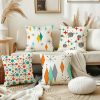 Set Of 4, Modern Geometric Throw Pillow Covers, Boho Abstract Pattern Cushion Covers, Chic Polka Dot Classic Art Home Decor Pillowcases, 18*18inch, for Farmhouse, Living Room, Bedroom, Sofa, Porch, Patio, Outdoor, Without Pillow Inserts