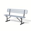Sturdy Outdoor Metal Park ing, Offered in 4/6/8 Feet, Outdoor with Back Support And Portable Structure, Commercial ing for Shopping Centers, Retail Stores, Parks, And Patios