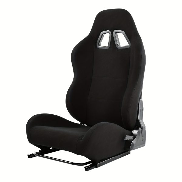 product-fancy-aad342be-6736-4f8c-87b6-a056c4a61b2e Minneer Adjustable Racing Simulator Cockpit Black Seat Dual Lock Dual Lane Adjustable PVC