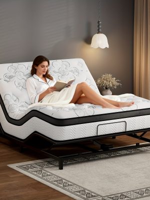 [Hybrid Mattress] 12 Inch Mattress, Memory Foam And Pocketed Coils Hybrid Mattress With Pressure Relief, Motion Isolation, Edge Support, Plush Feel, Mattresses In A Box