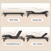 Adjustable Bed Base Frame, Head & Foot Incline, Zero Gravity, Universal Mattress Compatibility, Easy Assembly, Noise-Free Adjustable Bed Frame for Home Bedroom, Tool-Free Assembly