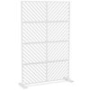 Outdoor Privacy Screen | Freestanding Rustproof Iron Fence Panel For Patio, Garden, Balcony, Ac Unit Cover, Trash Can, Modern Decorative Divider By Mophoto
