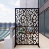 product-fancy-ad44f1e6-aeb5-4c96-9b7a-91041796ddd4 Black Bird-Shaped Metal Privacy Screens Measuring 3.8 Feet Wide by 6 Feet High, Suitable for Both Indoor And Outdoor Use, Serve As a Decorative Divider for Balconies, Patios, And Gardens