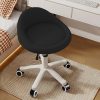 product-fancy-ad87b35e-07b4-436d-8a64-4f983cf720c4 Adjustable Rolling Stool with Backrest, 360° Swivel Salon Chair with Wheels, Vanity Stool for Spa, Tattoo, Massage, Office, And Makeup Height Adjustable And Comfortable