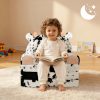 product-fancy-adbe1efa-2b15-4a6c-a43e-6c12fa8b8dff Kids Chair Plush with Removable Cover, Kids Sofa to Lounger, Kids Couch for Kids Over 18 Months, Toddler Recliners for Kids (Cow)