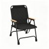 product-fancy-b07cff0c-34c5-4b67-9e3d-5f36ab77f006 1pc Outdoor Foldable Portable Camping Chair with Armrests, Patio Folding Armchair, Beach Vacation Travel Beach Chair, Supports 300 Lbs, Suitable for Camping, Beach, Fishing, Hiking, Patio Use