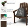 product-fancy-b0ec92db-7c28-4bcf-a00e-6d7844e7ef2c Adirondack Chair, Space-Saving Stackable Design, HDPE Material Wood Grain Finish, Ergonomic Slight Tilt, Perfect for Patio Backyard Deck & Fire Pit, Dining Chair Size