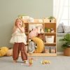 product-fancy-b16bfa9a-5b55-44c9-b4d6-699c716628b3 Luxury 2-in-1 Multifunctional Solid Wood Dollhouse Storage Cabinet & Bookshelf Organizer - Wood Bookcase with Spacious Shelves for, Dolls, Books - Easy Assembly Nursery, Playroom Furniture ' Room Organization