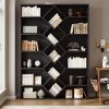 product-fancy-b207200e-deb6-41e7-bab2-63a195eec264 Triple Wide Bookshelf, 6 Tier Large Bookshelf, Bookcase with 17 Open Display Shelves, 71'' Tall Bookcases And Bookshelves for Living Room, Home Office, Library