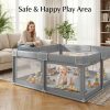 product-fancy-b20ebccc-2355-470f-b1ff-e837973ec80b Baby Playpen 50X50 Inch, Play Pens for Babies And Toddlers Baby Fence Baby Play Yards for Indoor & Outdoor with Breathable Mesh Anti-Fall Playpen