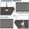 product-fancy-b240c57d-0b0d-4a6e-8b17-f8f58df67a48 3*16ft, Balcony Privacy Screen Fence Cover Net, Fencing Mesh Shade Net, Windproof Sun Shade, Outdoor Protection Fencing Net, Balcony Mesh Net for Patio, Fence, Backyard, Porch(Black Brown Green Gray Sand White Blue)