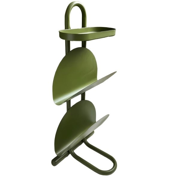 A Creative Side Table for The Living Room Balcony, Serving As a Coffee Table, Magazine Shelf, And Bedside Storage Rack