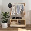 Costume Storage Solution, Tree-Shaped Dress-Up Rack for Children, Costume Organizer with Storage Cabinet, Ideal for Rooms, Living Areas, Playrooms, And Daycare Facilities