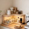 product-fancy-b30d0c4f-1fa1-43c9-adad-b57fafc9ed58 1-Tier 2-Layer Premium Corner Wooden Display Rack | Natural Pine, Easy Assembly, Ideal for Earrings, Perfumes, and Rings Storage | Suitable for Market Stalls and Home Decor | Country Style, Perfect for Wedding/Birthday/Mother'S Day Gifts