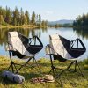 product-fancy-b35dc3c6-4d4e-458e-a1fd-cd1cbf19a239 2 Rocking Camping Chairs with Cup Holders, Hammock Chair, Folding Rocking Chair, Outdoor Lounge Chair, Portable Fishing Chair, Patio Leisure Chair, Heavy Duty Folding Chair Suitable for Patio, Outdoor, Camping, Travel