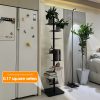 product-fancy-b557a296-5abc-469d-821b-dfddc2834d0b Spine Bookshelf | 9-layer Stylish Metal Bookshelf | Vertical Standing Book Tower | Study Bookshelf | Decorative Storage Rack for Decoration, Books, Storage, Bookcase, Small Plants