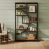 product-fancy-b59d0c6a-4adc-4d48-971e-29c8ef6698da 5-Tier Freestanding Tall Bookshelf Bookcase, Industrial Etagere Bookshelves Display Shelf Storage Organizer with 9-Open Storage Shelf for Home Office, Living Room