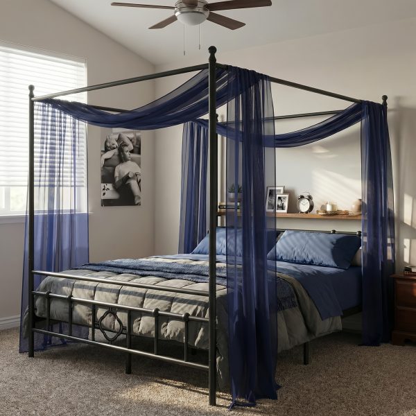 product-fancy-b625981f-6334-4570-86ea-b3f766600573 Queen/full/twin Size Bed Frame with Storage Headboard, Detachable MetalPlatform Bed with Under-Bed Storage, Sturdy Bed Frame with Shelves, No Box Spring Needed White/black