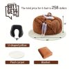 product-fancy-b69cf212-0e13-497a-a891-4eaf6a80a22c Enormous 6' Memory Foam Furniture Bean Bag (3 Gifts: U-Shaped Pillow, Blanket Pillow, 6-Foot Rug) - Big Sofa with Soft Microfiber Cover