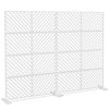 Outdoor Privacy Screen | Freestanding Rustproof Iron Fence Panel For Patio, Garden, Balcony, Ac Unit Cover, Trash Can, Modern Decorative Divider By Mophoto