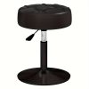 ACEQLYT Adjustable Vanity Stool, Faux Leather Vanity Chair For Makeup Room Bedroom, Round Makeup Chair Ottoman, Sturdy, Rust-Resistant And Easy To Assemble