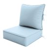 product-fancy-b7e1038a-4e81-43aa-9fec-ed475dee8a6a Outdoor Cushion Set of 1pc/2pcs/4pcs/6pcs - Thick 35D High-Density Foam Cushions Measuring 24*24*6.5 Inches, Featuring Quick Rebound, High Durability, And Easy Cleaning, Suitable for Outdoor Furniture Like Sofas And Patio Chairs