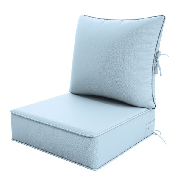 product-fancy-b7e1038a-4e81-43aa-9fec-ed475dee8a6a Outdoor Cushion Set of 1pc/2pcs/4pcs/6pcs - Thick 35D High-Density Foam Cushions Measuring 24*24*6.5 Inches, Featuring Quick Rebound, High Durability, And Easy Cleaning, Suitable for Outdoor Furniture Like Sofas And Patio Chairs