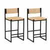 product-fancy-b80ddaa8-1535-4b97-8db4-ec85ddd71fc5 Set Of 2 Modern Oriental Style Bar Stools, Velvet Upholstered Counter Height Chairs with Backrest & Footrest, Golden Metal Frame Kitchen Island Dining Stools, Multi-Color & Multi-Finish New Asian Aesthetic