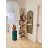 product-fancy-b9ab03e6-e252-4226-aecb-a8cab6e5fb71 Full Solid Wood Corner Bookshelf, No Paint No Formaldehyde, Space-Saving Storage Shelf, 3/4/5 Tier Rustic Corner Bookcase, Stable Standing Bookcase for Bedroom Living Room Home Decor, Easy Assembly