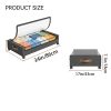 1/2 Pack Of Wheeled Under Bed Storage Box, Under Bed Storage Box, Under Bed Shoe Rack Organizer, Metal Drawer Under Wheel Bed for Clothes, Blankets, Shoes,, Books, Bedding, Under-Bed Storage
