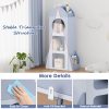 product-fancy-bb42cc71-b905-4be8-beb5-90b4a0acaa4b 3-Tier Kids Bookshelf And Storage, Rocket Space Theme Cabinet with Side Shelves, Open Kids Bookcase, Display Organizer for Playroom, Kindergarten, School