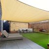 Outdoor Privacy Shade Canopy Compatible for, Garden, - Heavy-Density Awning with Reinforced Corners & Fabric Cover, Assembly, Shade