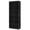 6-Tier Open Bookshelf Display - Space-Saving Bookcase for Home Office & Living Room, Book Organizer with Storage, Dining Room Shelf