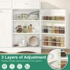 Wood Kitchen Pantry Island with Tilt-Out Trash Cabinet & Laundry Hamper - Adjustable Shelf Suitable for for, Suitable for Small Spaces, Hidden with Drawers, Tilt-Out Basket System, Space-Saving