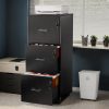 product-fancy-bdd34d2b-621a-4a3d-88b5-498ba84b3abd Bonnlo 3-Drawer Lockable File Cabinet - Wood Filling Organizer with 2 Drawers, 27" Height, 3, 2 Cu Ft Storage, Contemporary Style for Home Office, Durable Artificial Wood & Metal Handles, No Assembly Required, File Storage Cabinet, Modern Office Furniture, Sleek Design, Sturdy Construction, Small Space Living, Minimalist Design, Highquality Materials, Home Office Users