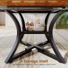 product-fancy-be396998-a8c8-485b-bd9b-735001f6e4ff 5pcs Kitchen Table Set with Round Extendable Dining Table for 4-6 Individuals, Ideal for Compact Dining Areas