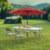 product-fancy-be73fd18-10fd-4343-b4d8-1213831d57cc 9ft Patio Umbrella, Outdoor Pool Umbrella, 9ft Camping Umbrella, Waterproof Table Umbrella