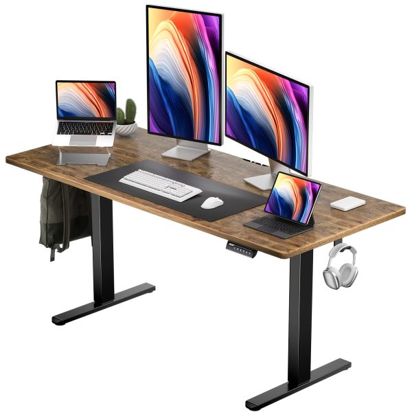 product-fancy-c12d51c4-1f05-4512-a883-ec5ca5e55ccb Adjustable Height Electric Lift Desk - 63/55/48 Inch - Ergonomically Designed Office Desk - Gaming Desk - Suitable For Home Offices, Cafes, Restaurants - Electric Standing Table - UP TO 40% OFF - Easter Gift