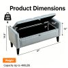 product-fancy-c12de3dd-4032-4b80-a3f9-708ecb67258a 46.9" Storage Ottoman, Upholstered Bed Bench with Storage, End of Bed Ottoman