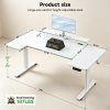 product-fancy-c17ed842-72f7-434c-885a-acc1d8e00b7d 71×36 Standing Desk Electric Adjustable Height Desks, Home Office Desks With Cable Management, Monitor Stand, 2 Hooks, 5 Power Outlets, 3 Memory Adjustable Height Computer Desk