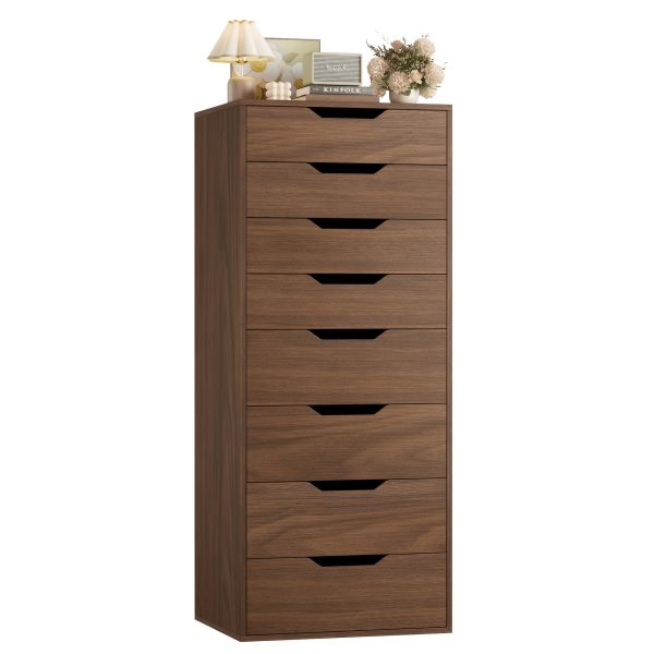 product-fancy-c310ba6b-c537-4ecc-aef2-ddd90af5b9c3 8 Drawer File Cabinet | Wood Filing Cabinet Under Desk, Vertical Small Filing Cabinet Fits Letter, Legal, A4 Size, Contemporary Hardwood, Floor Mount, Assembled, For Home Office