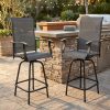 product-fancy-c3798cce-d1d8-457d-9617-9a4d23e24a75 Outdoor High-Back Rotating Dining Chair (2pcs Set/ 4pcs Set, All-Weather 360° Rotating High-Backed Outdoor Patio Dining Chair, Forged Carbon Steel Fabric Patio Chair Set, Suitable for Patios, Lawns And Gardens (Blue/Black/Brown/Grey))