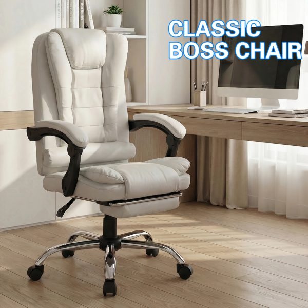 product-fancy-c55758a8-13e9-49fa-9960-b9121f8975bb Boss Office Chair with Massage Unit, Gaming E-Sport Chair, Executive Meeting Room Chair, Lumbar Support Chair, Rotating Chair, Height-Adjustable Chair, Reclining Chair, Ergonomic Chair