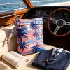 product-fancy-c559ec29-725e-4b76-acd5-6ec0ea6d60ba Reusable Wet Storage Bag with Tropical Palm Print Pattern, Designed for Diaper Storage. Dimensions: 9.84in*12.2in. Perfect for Storing Swimwear, Travel Essentials, Beach Items, and Pool Supplies. Ideal for Themed Gifts and Holiday Presents