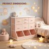 product-fancy-c5c94432-bcaf-455b-8c8e-a6fc3b2d1797 Single Bedroom with 7 Drawers And 3 Large Open Storage Combination Cabinets, Including Wardrobe Cabinets, Dressing Tables, Drawer Cabinets, Filing Cabinets, for Home/hallway/bedroom Use, White/pink/purple/black/brown
