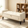 product-fancy-c619e0fd-1d6b-460b-bb03-d40918773259 46.9" Storage Ottoman, Upholstered Bed Bench with Storage, End of Bed Ottoman